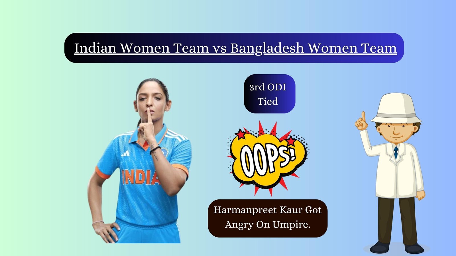 Indian Women's Team vs Bangladesh Women Team ODI