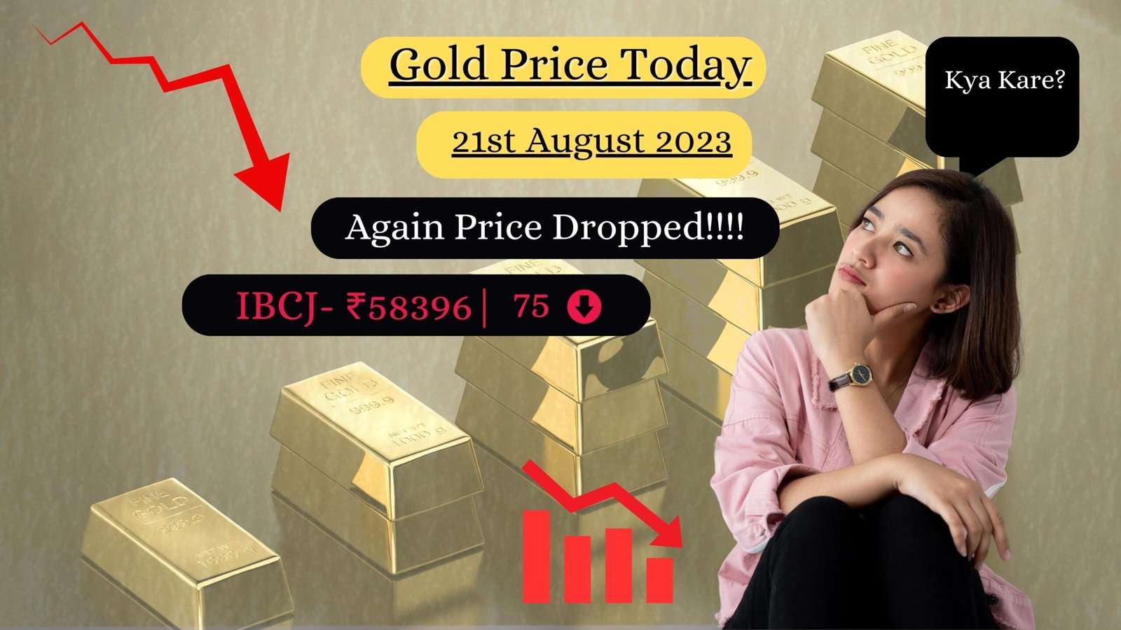 GOLD PRICE TODAY: 21ST AUGUST 2023