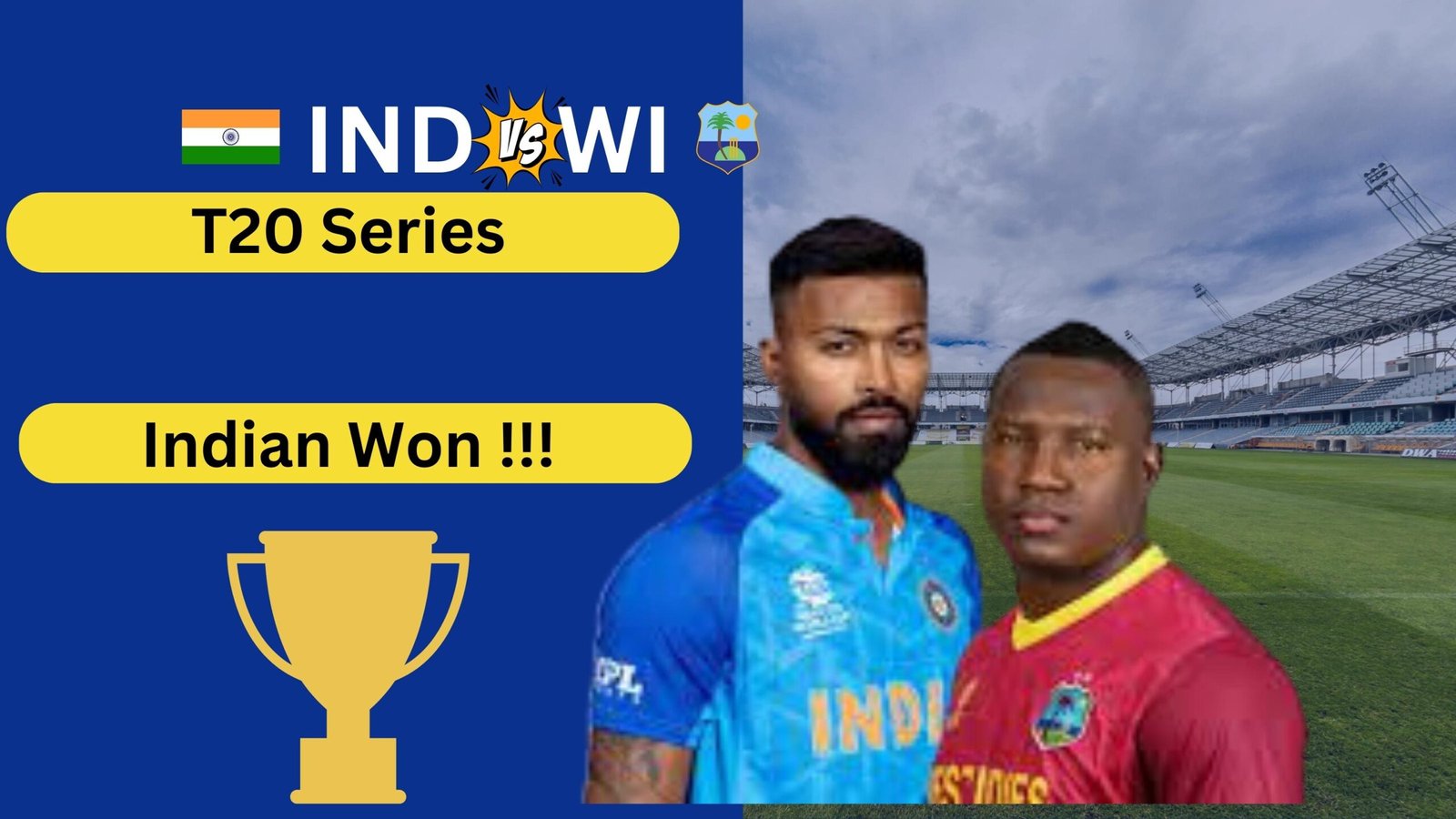 INDIA VS WEST INDIES 3RD T20 RESULTS