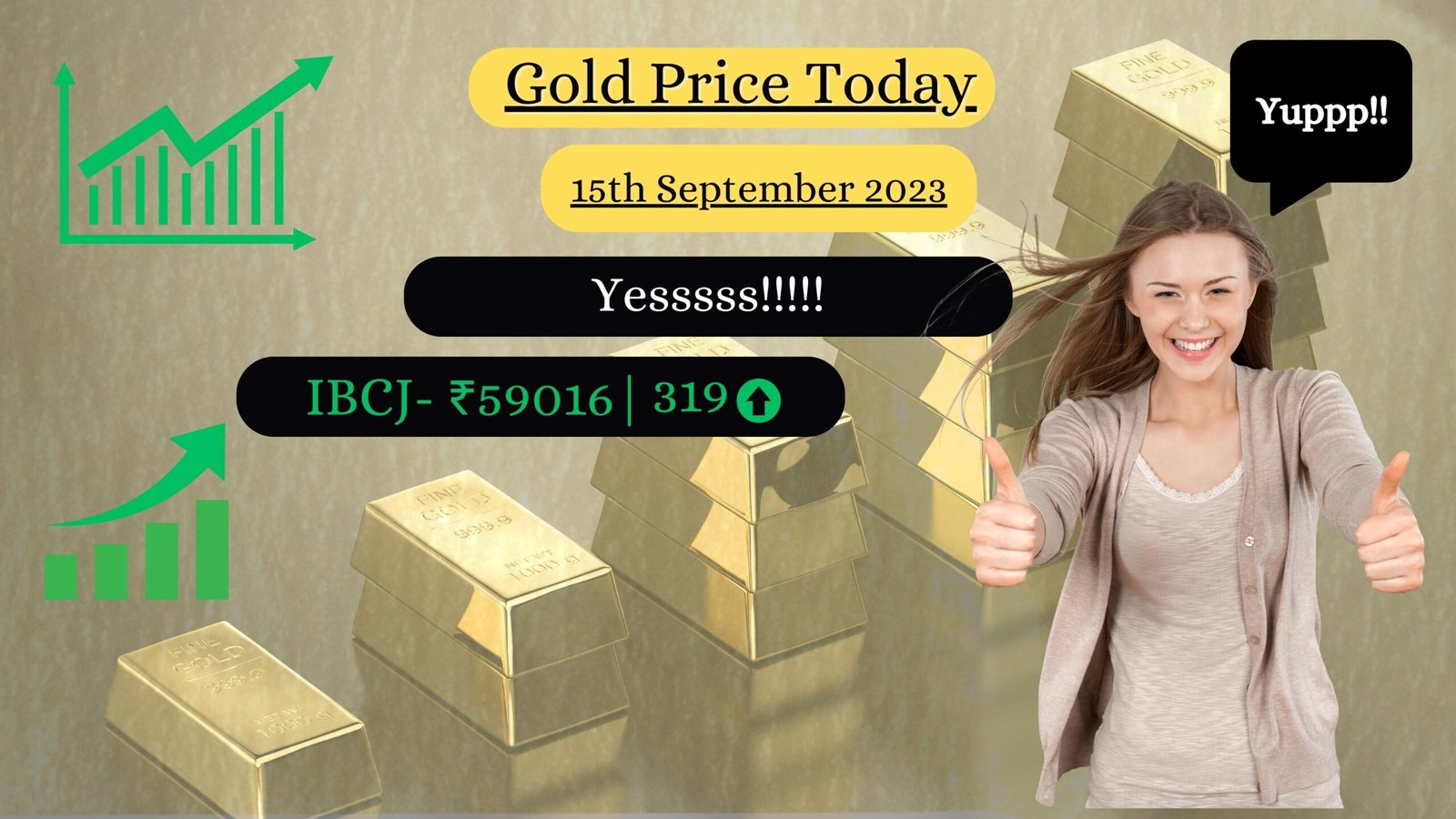 GOLD PRICE TODAY 15TH SEPTEMBER 2023