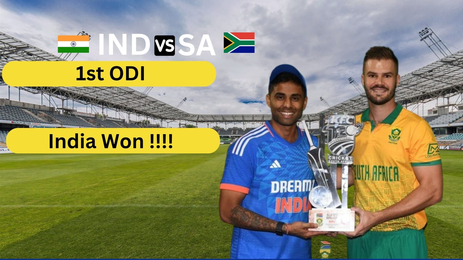 India vs South Africa 1st ODI Match