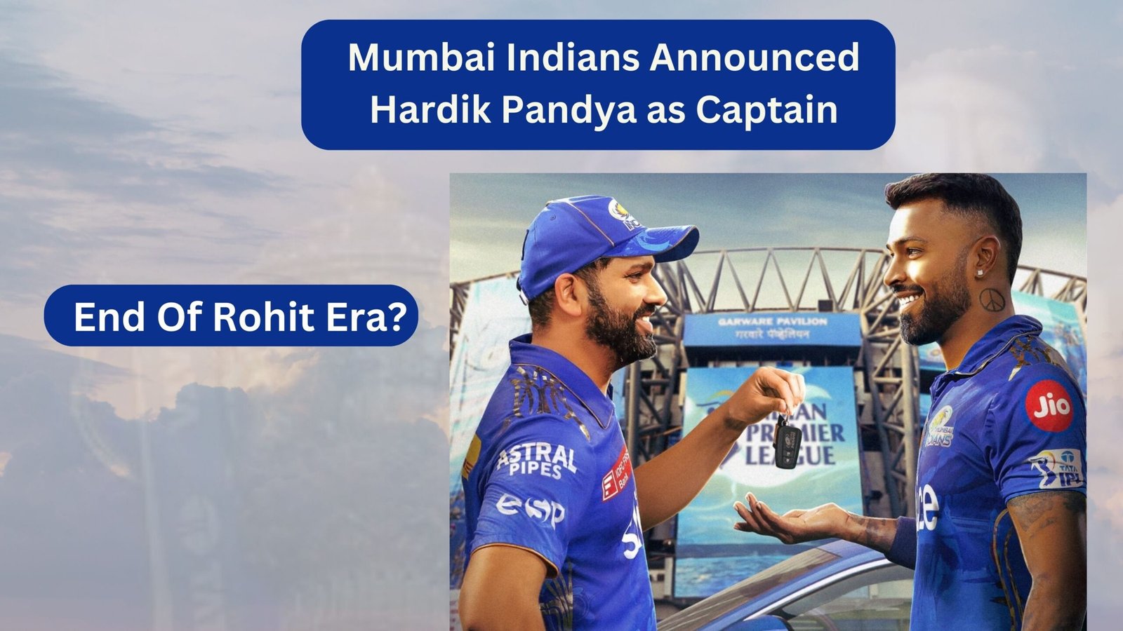 Mumbai Indians Announced Hardik Pandya as Captain