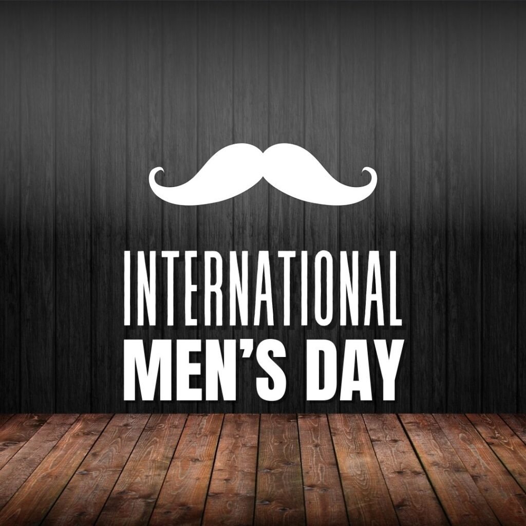 creative international men's day poster