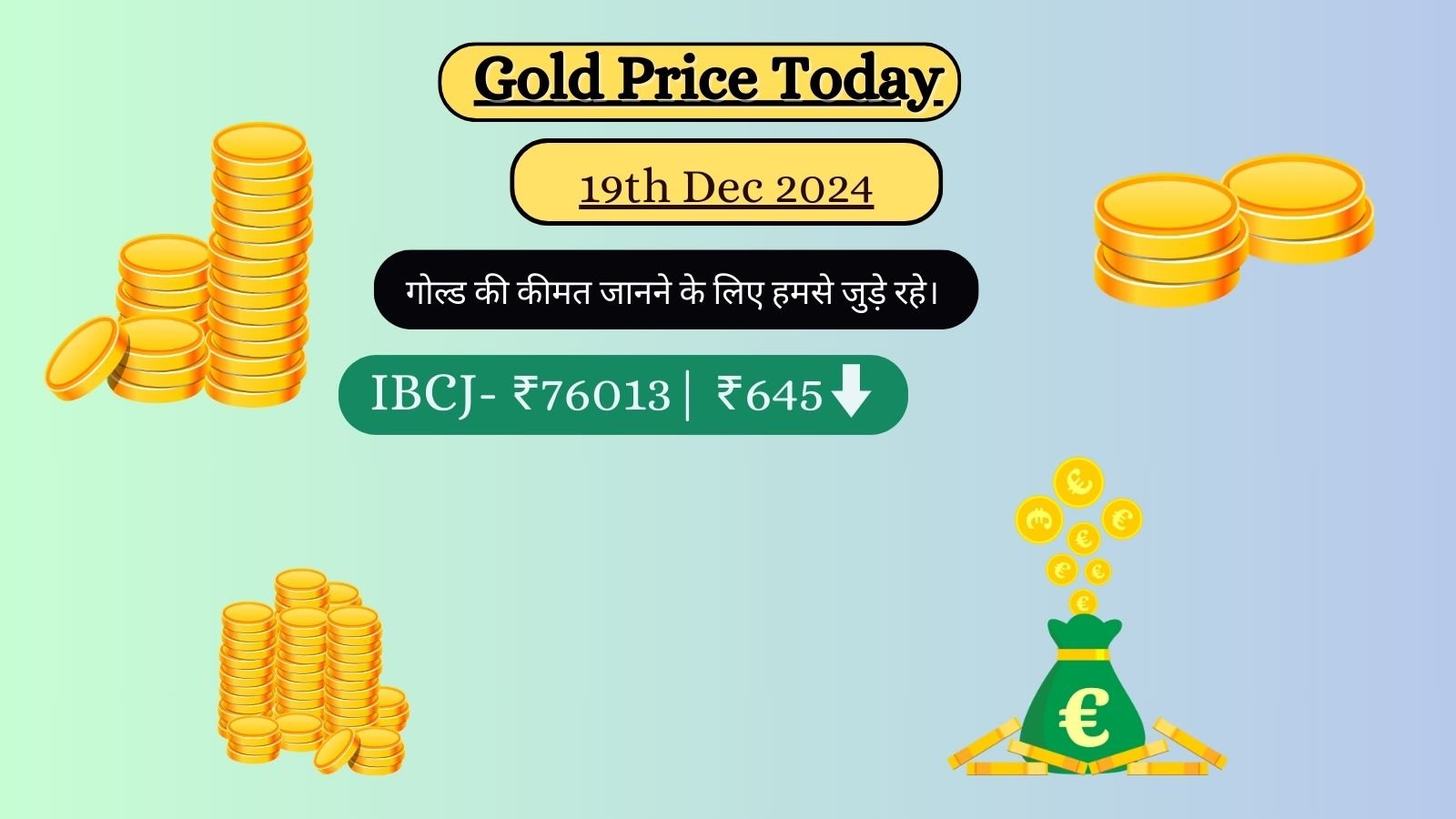 GOLD PRICE TODAY ON 19th December 2024, CITYWISE